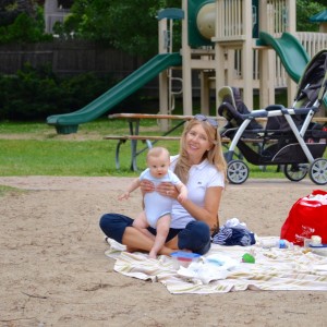 Baby on beach